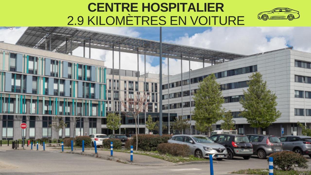 St Nazaire - L'Art Deco - Stationnement Gratuit - Centre Ville - Wifi Fibre 圣纳泽尔 外观 照片